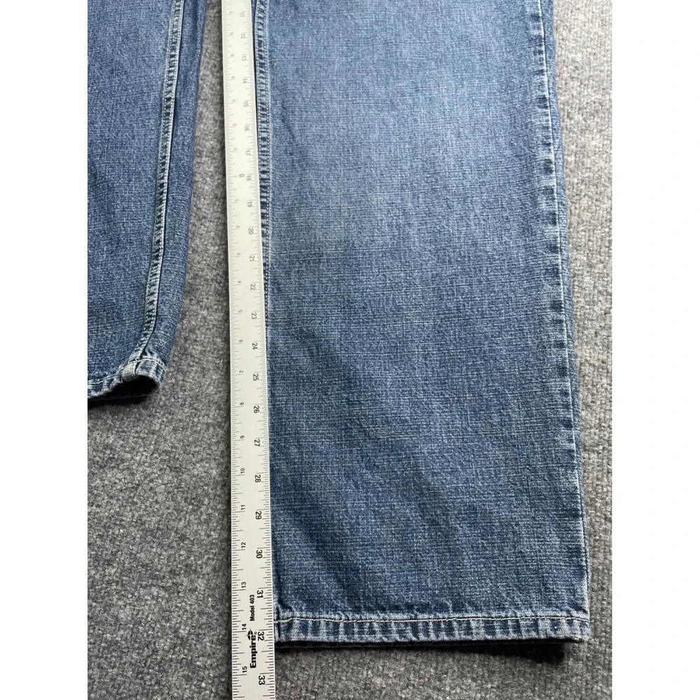 Anchor Blue Baggy Jeans‎ Mens 36x34 Blue Vintage 90s Relaxed Fit Denim